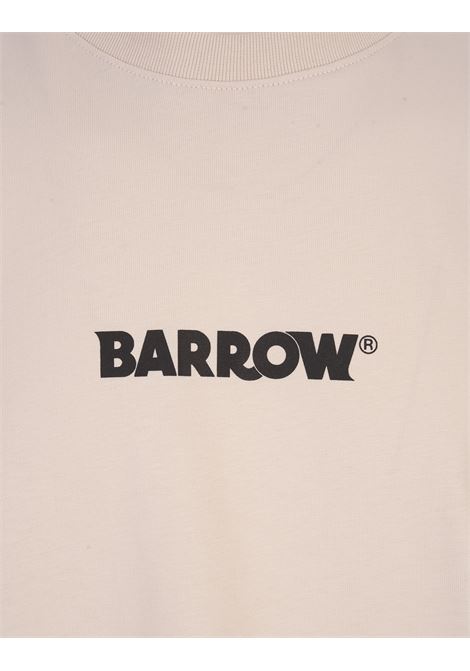 Dove T-Shirt With Front and Back Logo Print BARROW | S4BWUATH142BW009