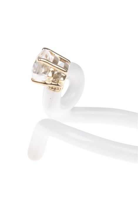 Baby Vine Tendril Ring In White BEA BONGIASCA | VR114YGS-NP5W