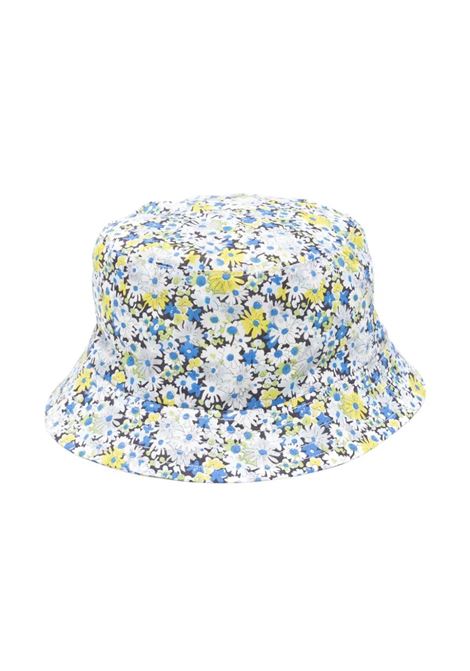 Charlie Bucket Hat In Blue Florwers BONPOINT | S04XACW00003515