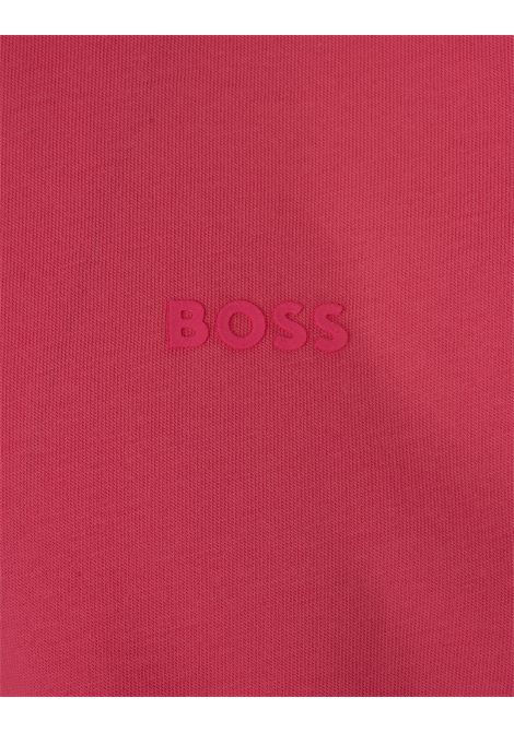 Strawberry T-Shirt With Rubber Printed Logo BOSS | 50468347655