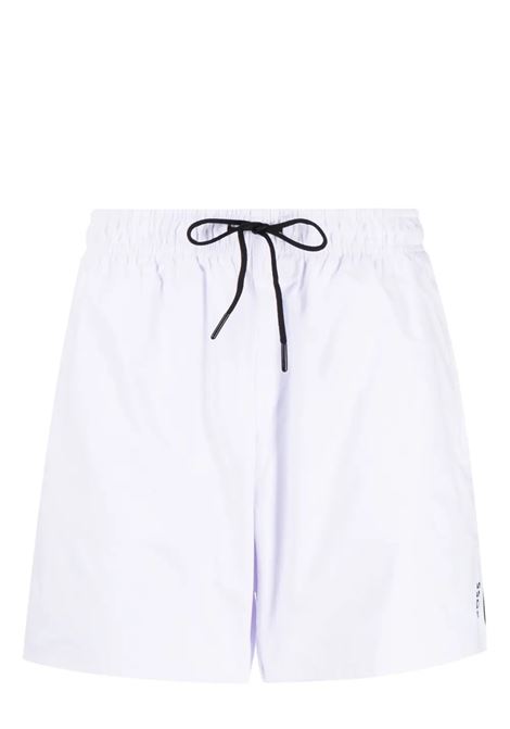 White Beach Boxers With Typical Brand Stripes and Logo BOSS | 50491594100