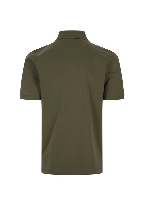 Military Green Knitted Polo Shirt BOSS | 50494980344