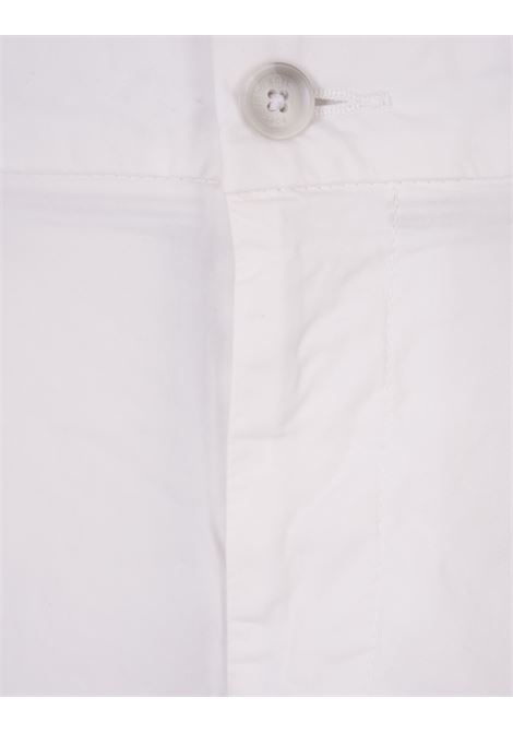 Pantaloni Chino Slim Fit In Gabardine Stretch Bianco BOSS | 50505392100