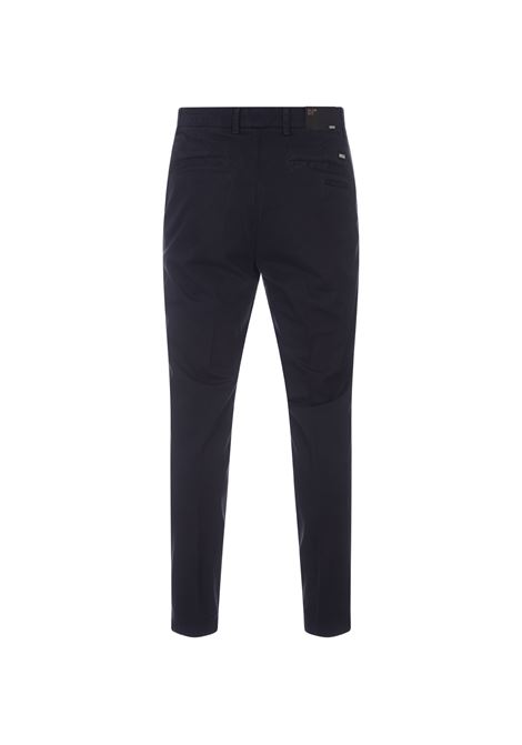 Slim Fit Chino Trousers In Navy Blue Stretch Gabardine BOSS | 50505392404