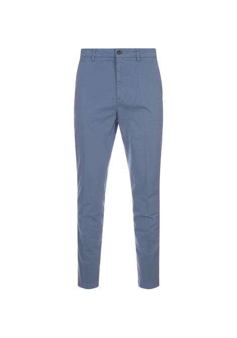 Slim Fit Chino Trousers In Dust Blue Stretch Gabardine BOSS | 50505392459
