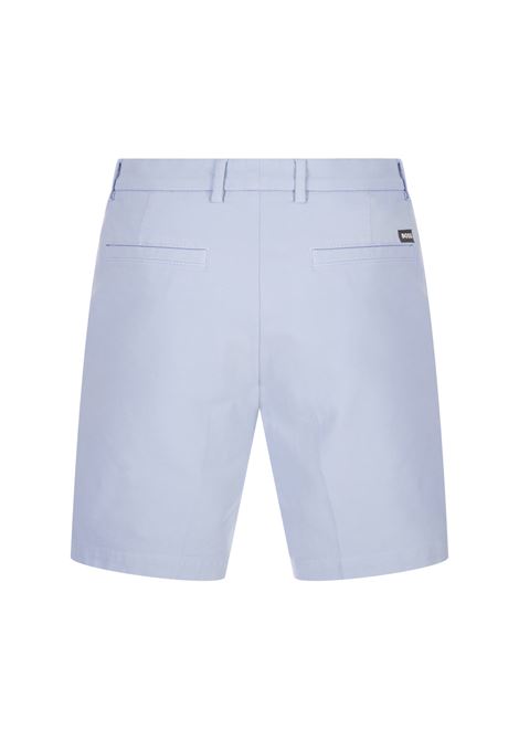 Light Blue Regular Fit Bermuda Shorts BOSS | 50512527450