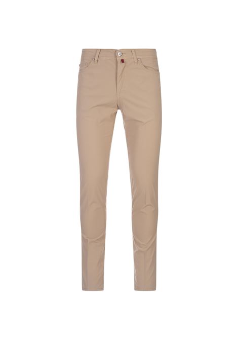 Beige Slim Fit 5 Pocket Trousers  BSETTECENTO | L702-5032PE33