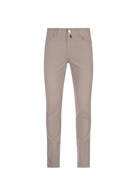 Sand Slim Fit 5 Pocket Trousers  BSETTECENTO | L702-5032PE43
