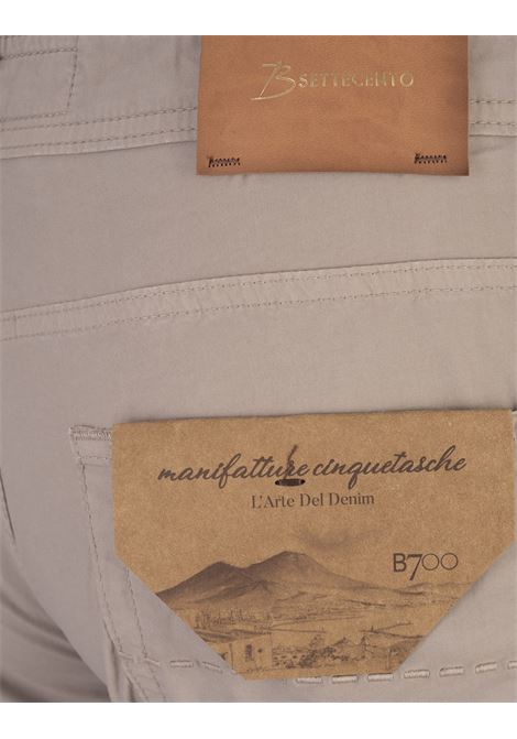 Sand Slim Fit 5 Pocket Trousers  BSETTECENTO | L702-5032PE43