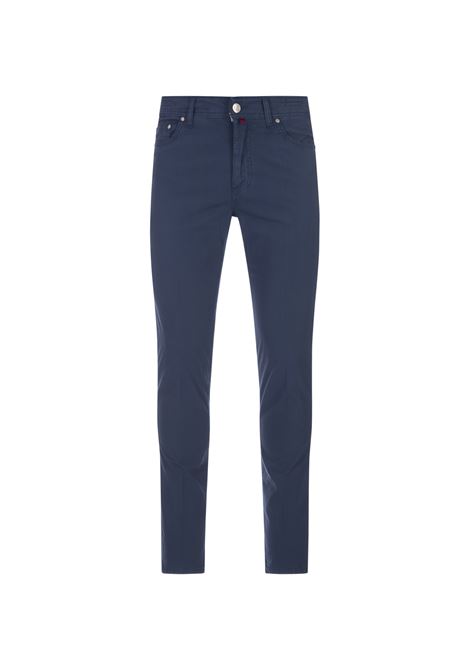 Blue Slim Fit 5 Pocket Trousers  BSETTECENTO | L702-5032PE51