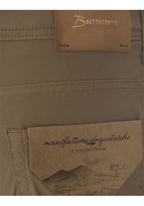 Pantaloni 5 Tasche Slim Fit Fango BSETTECENTO | L702-5032PE73