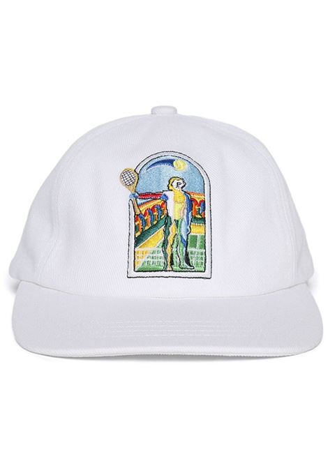 White Baseball Hat With Front Embroidery CASABLANCA | AS24-HAT-00209