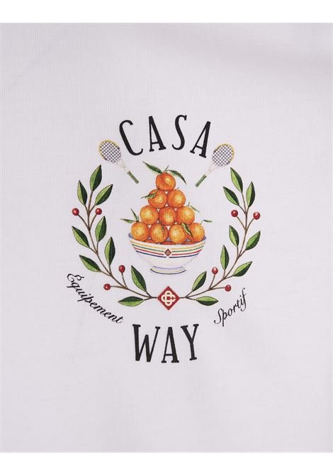 Casa Way T-Shirt In White CASABLANCA | MPS24-JTS-00102