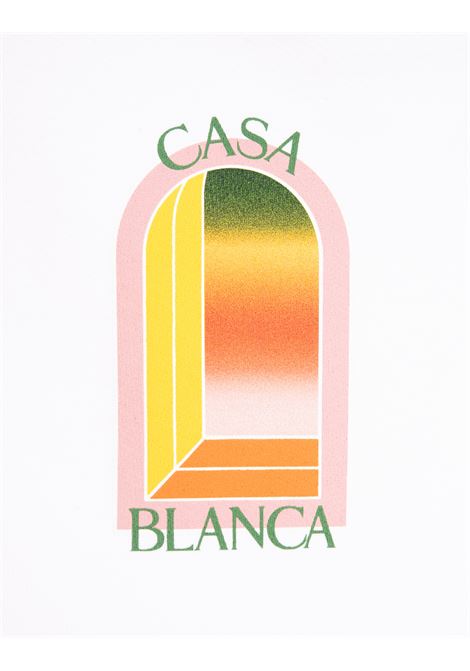 Felpa Con Cappuccio Gradient L'Arche Bianca CASABLANCA | MS24-JTP-09305