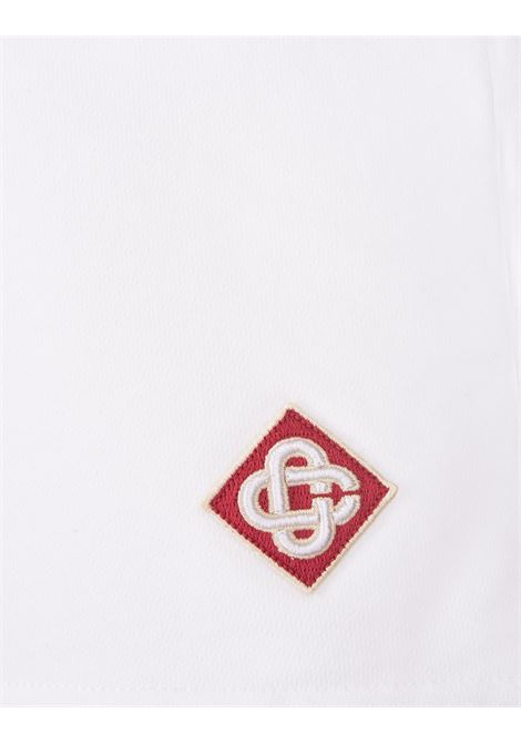 Shorts Diamond Logo Patch In Bianco CASABLANCA | MS24-JTR-00311