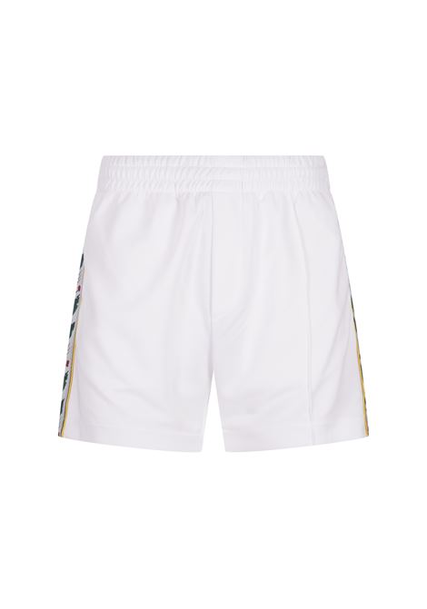 White Shorts With Laurel Graphics CASABLANCA | MS24-JTR-16701