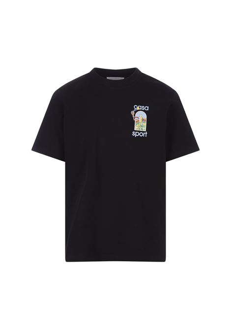 Le Jeu Colore T-Shirt In Black CASABLANCA | MS24-JTS-00102