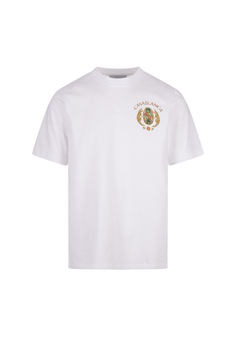 Joyaux D'Afrique Tennis Club T-Shirt In White CASABLANCA | T-Shirts | MS24-JTS-00113