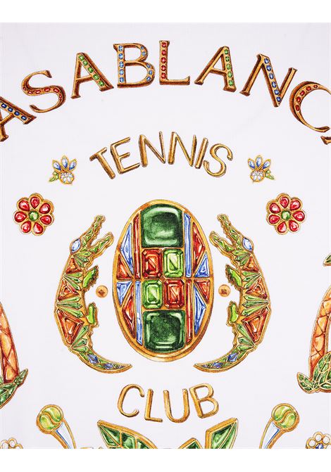 Joyaux D'Afrique Tennis Club T-Shirt Bianca CASABLANCA | MS24-JTS-00113