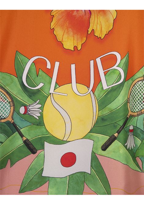 Camicia In Seta Tennis Club En Fleur CASABLANCA | MS24-SH-00607
