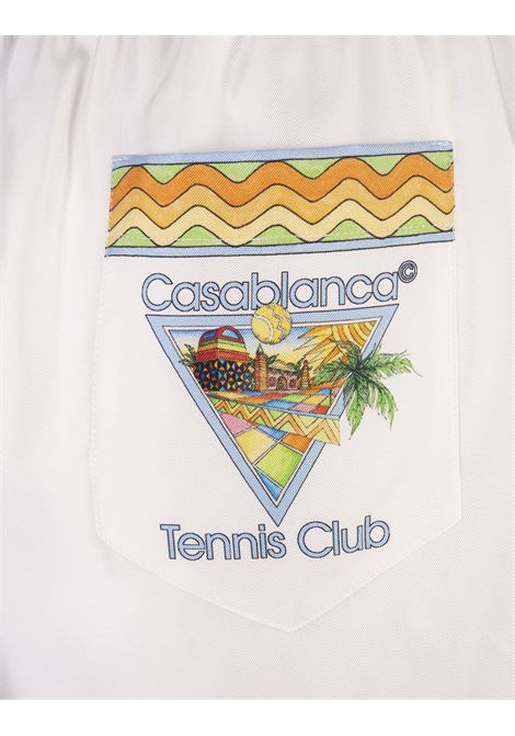 Shorts In Seta Afro Cubism Tennis Club CASABLANCA | MS24-TR-01204