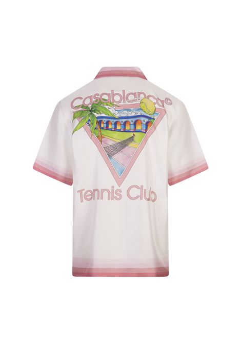 Camicia In Seta Tennis Club Icon CASABLANCA | U-MPS24-SH-00305