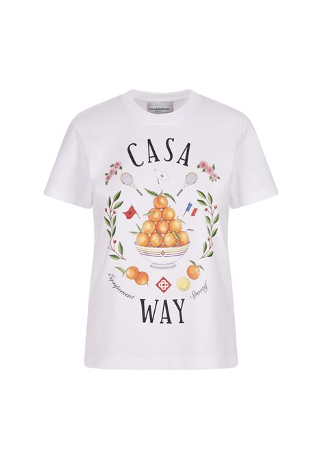 T-Shirt Casa Way Bianca CASABLANCA | WPS24-JTS-02001