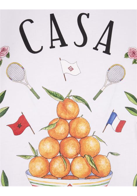 Casa Way T-Shirt In White CASABLANCA | WPS24-JTS-02001