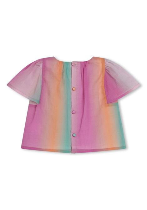 Multicolored Short Sleeve Blouse Chloé Kids | C20023Z41