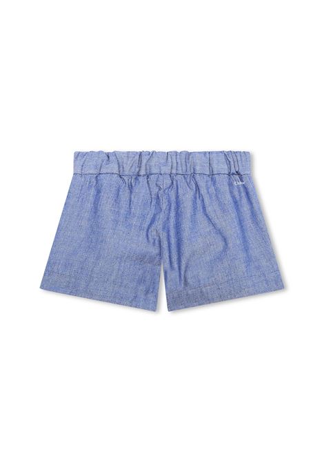 Blue Denim Shorts With Embroidery Chloé Kids | C20040Z77