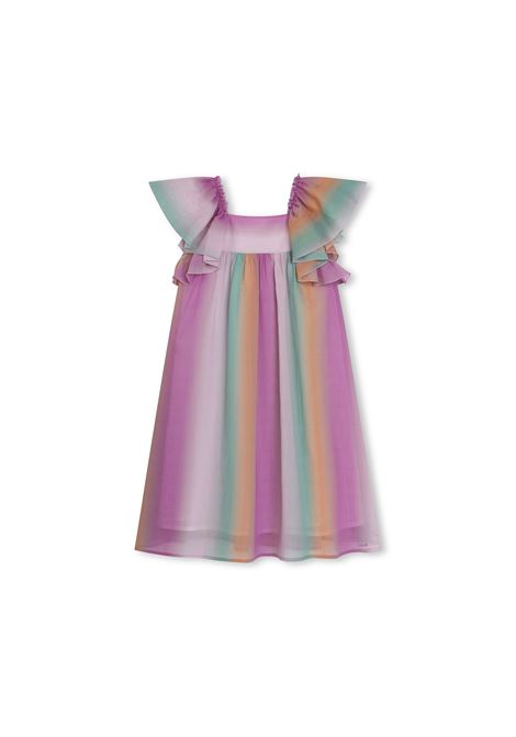Multicoloured Cotton Crepe Dress Chloé Kids | C20065Z41
