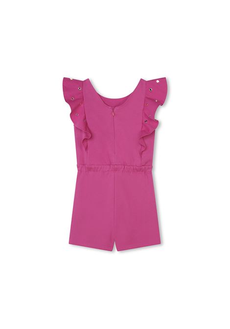 Fuchsia Jumpsuit With Ruffles and Studs Chloé Kids | C2007649L