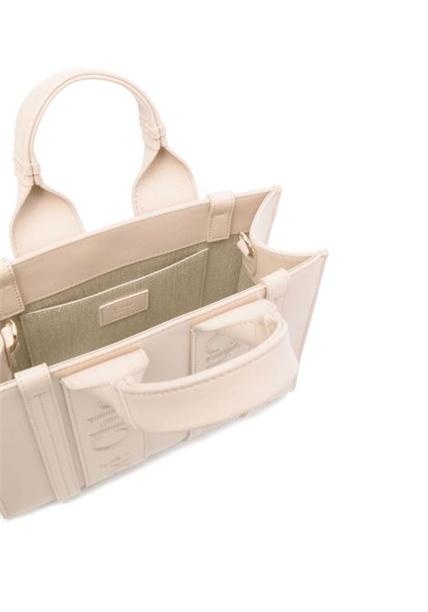 Borsa Shopping Piccola Woody In Pelle Cement Pink CHLOÉ | C23US397I606J5