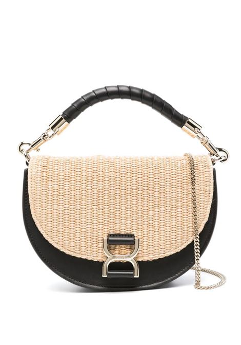 Marcie Flap and Chain Bag In Hot Sand CHLOÉ | C24US604N1024P