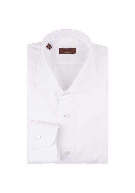 Slim Fit Shirt In White Cotton BARBA | I1U13P01PZ5812U0001