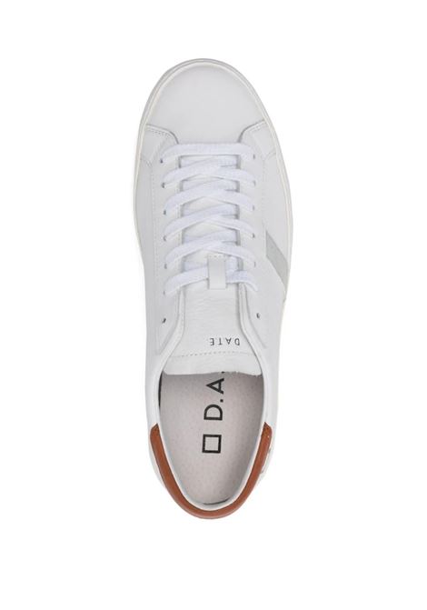 Sneakers HILL Bianche e Marroni D.A.T.E. | M401-HL-VCWH