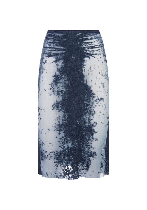 BLue M-Begonia Midi Skirt DIESEL | A13912-0BNCB8AT