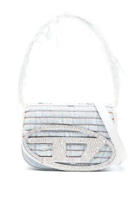 Light Blue 1DR Shoulder Bag In Denim and Leather DIESEL | X08396-P5471H0918