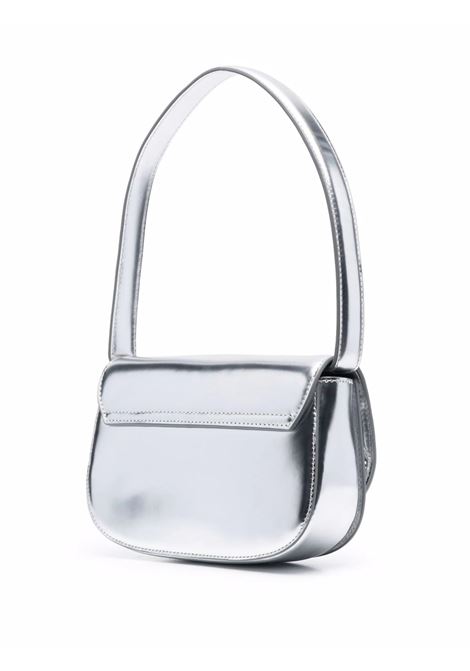 1DR Shoulder Bag In Silver Mirrored Leather DIESEL | X08396-PS202H0535