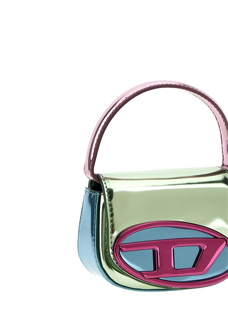 1DR XS Bag In Green and Blue Metallic Leather DIESEL | X08709-P6318HA182