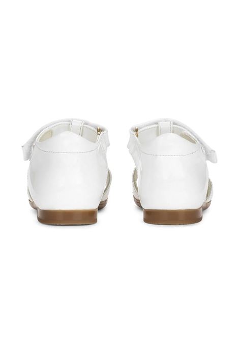 White Patent Leather Sandals With DG Logo DOLCE & GABBANA KIDS | D20082-A132887682
