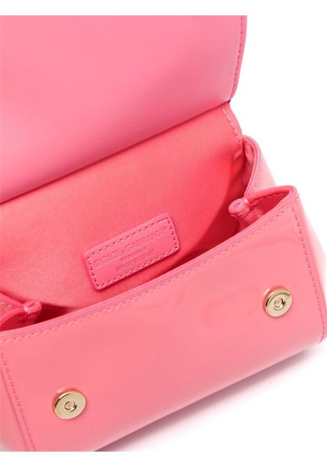 Mini Sicily Bag In Pink Patent Leather DOLCE & GABBANA KIDS | EB0003-A106780424