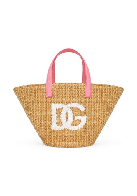 Straw Bag With Logo DOLCE & GABBANA KIDS | EB0249-AB0188L863