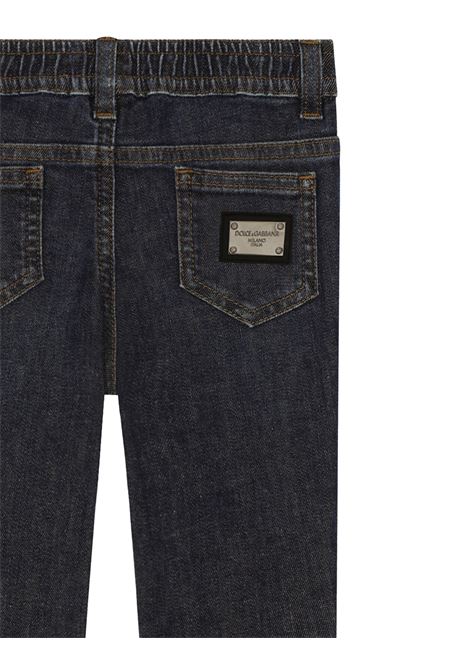 Blue Denim Stretch Jeans DOLCE & GABBANA KIDS | L14P16-LDB17B0665
