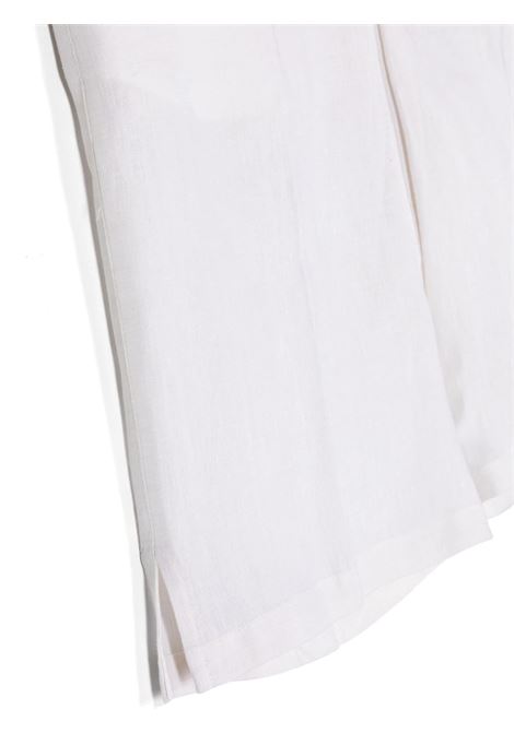 White Linen Bermuda Shorts DOLCE & GABBANA KIDS | L43Q33-FU4LGW4147