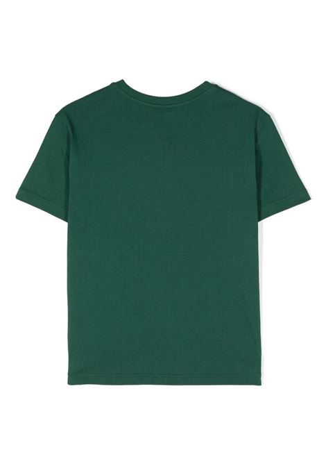 T-Shirt Verde Con Logo Ricamato DOLCE & GABBANA KIDS | L4JTEY-G7E5GV0340