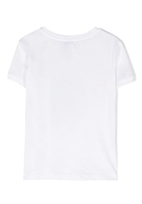 T-Shirt Bianca Con Stampa Arance DOLCE & GABBANA KIDS | L5JTMO-G7M7FW0800