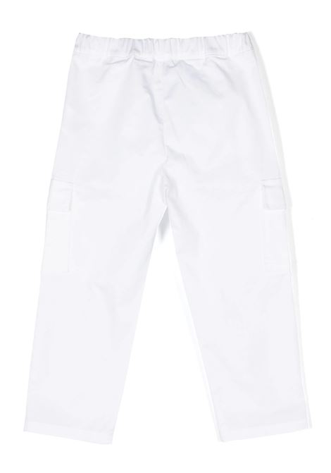 White Straight Leg Chino Trousers DONDUP JUNIOR | DMPA041-CE009B000
