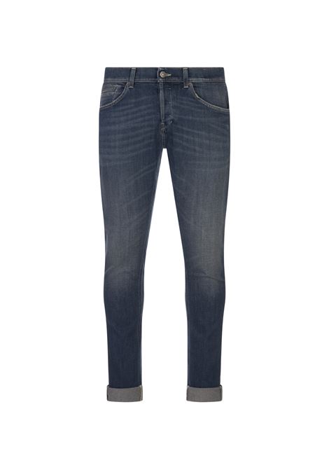 George Skinny Jeans In Blue Stretch Denim DONDUP | UP232-DS0041 GW4800