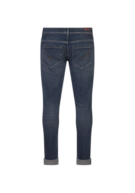 George Skinny Jeans In Blue Stretch Denim DONDUP | UP232-DS0041 GW4800